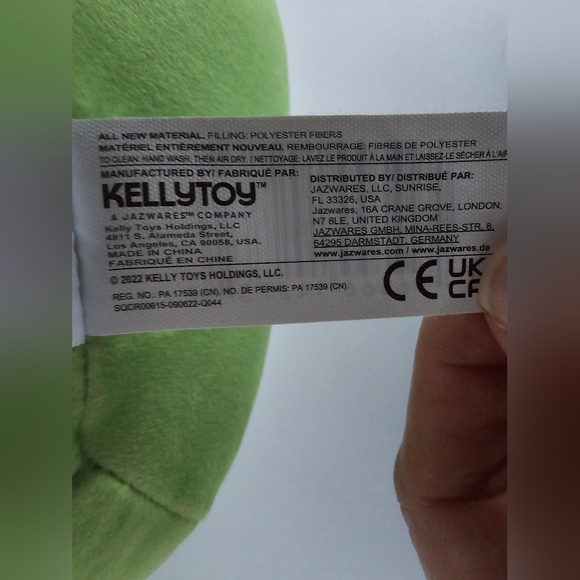 Squishmallows I got That Squad 8" Micha the Frog with Yin Yang Sign Plush Doll - Picture 4 of 6